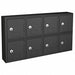 Locker 2x4Lckrs Blk 13.5 x24 x4 