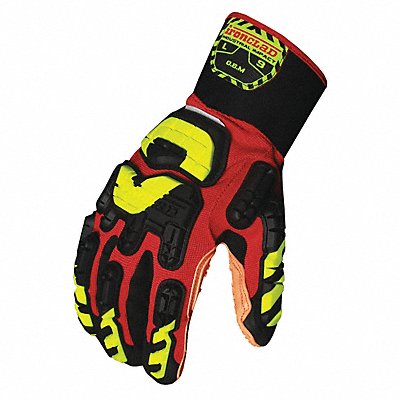 J4898 Anti-Vibration Gloves XL Red/Blk/Yllw PR