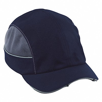 J6837 Bump Cap Front Brim Dark Blue