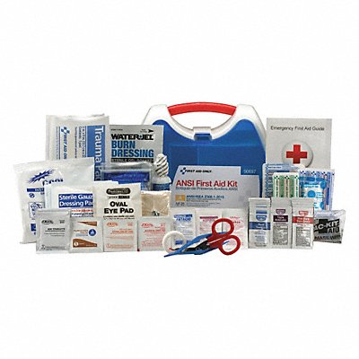 First Aid Kit 25 People Plastic 139 Comp