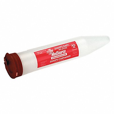 Sharps Container Single Use Tube 6 in.