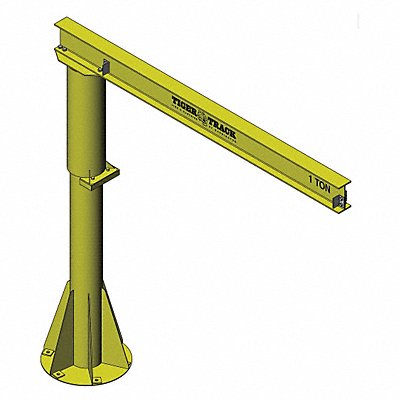 Jib Crane Reach 10 ft 2000 lb Manual