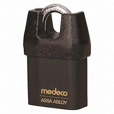 Keyed Padlock 5/16 in Square Black