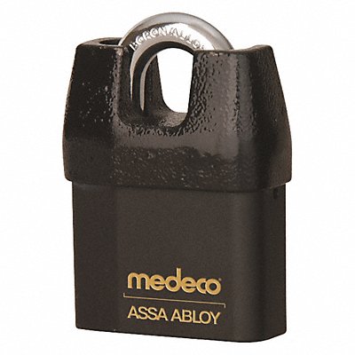 Keyed Padlock 7/16 in Square Black