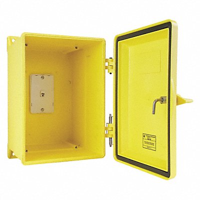 Weatherproof Phone Enclosure Yellow