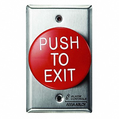 Push Button 2-1/4 in D w/Face Plate