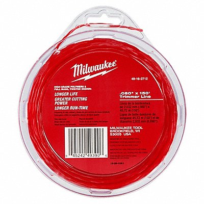 Trimmer Line 150 ft L 0.080 dia.