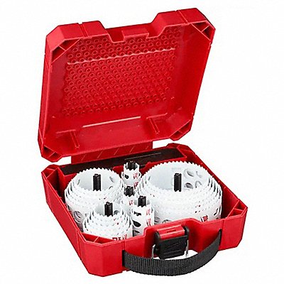 Hole Saw Kit Saw Range 1-1/2 to 4-1/2 