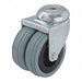 Low-Profile Easy-Turn Bolt-Hole Caster