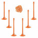 Barrier Post Kit 41 H Safety Orange