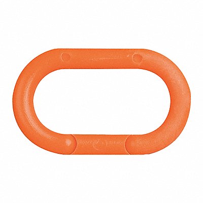 Chain Link Orange 3 Size Plastic