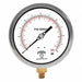 K4528 Pressure Gauge 6 Dial Size Black