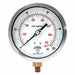 Pressure Gauge 4-1/2 Dial Size Black