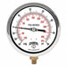 Compound Gauge 4-1/2 Dial Size Black