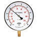 K4682 Compound Gauge 4-1/2 Dial Size Silver