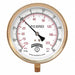 K4531 Compound Gauge 4-1/2 Dial Size Gray