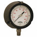 Pressure Gauge 4-1/2 Dial Size Black