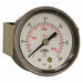 K4522 Pressure Gauge 2 Dial Size Black