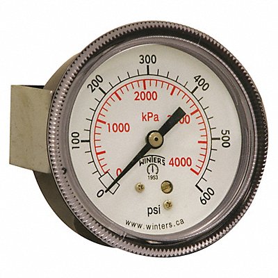 K4520 Pressure Gauge 2-1/2 Dial Size Black