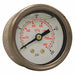 Pressure Gauge 1-1/2 Dial Size Silver