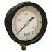 K4215 Pressure Gauge 4 Dial Size Black