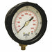 K4215 Pressure Gauge 4 Dial Size Black