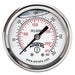 K4540 Pressure Gauge 2 Dial Size Silver