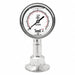 Pressure Gauge 2-1/2 Dial Size Silver