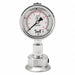 Pressure Gauge 2-1/2 Dial Size Silver