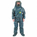 Hooded Chem Resistant Coveralls 5XL Grn