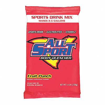 Sports Drink Mix Fruit Punch Flavor