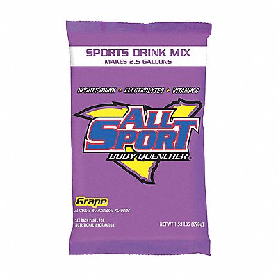 Sports Drink Mix Grape Flavor