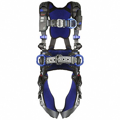 K3407 Harness 2XL Gray Quick-Connect Polyester