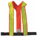 Safety Vest Orange/Red L Hook-and-Loop