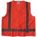 Safety Vest Orange/Red 2XL Hook-andLoop