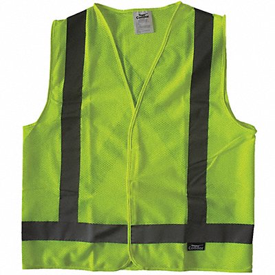 Safety Vest Yellow/Green L Hook-and-Loop