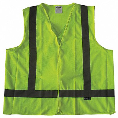 Safety Vest Yellow/Green Hook-and-Loop