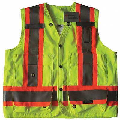 Safety Vest Yellow/Green M Snap