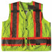 Safety Vest Yellow/Green M Snap