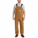 J7523 Bib Overalls 48 Waist Sz 30 Inseam Brn