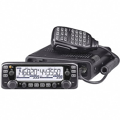 Mobile Two Way Radio VHF/UHF Band Black