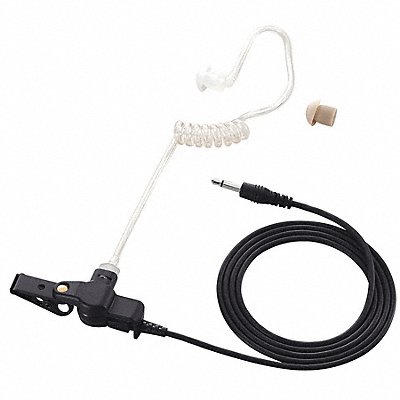 Ear Loop Earpiece Black 45 Cord Length