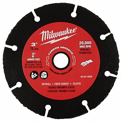 Cut-Off Wheel 3/8 Arbor Hole Size