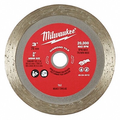 Diamond Saw Blade Blade Dia 3 in.