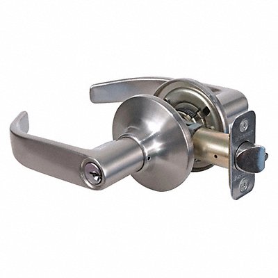 Lever Lockset Satin Nickel Return Style