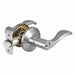 Lever Lockset Satin Nickel Wave Style