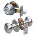 Knob Lockset Biscuit Style Satin Nickel