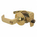 Lever Lockset Polished Brss Return Style