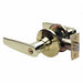 Lever Lockset Satin Brass Straight Style