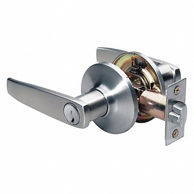 Lever Lockset Satin Nickel Key Alike